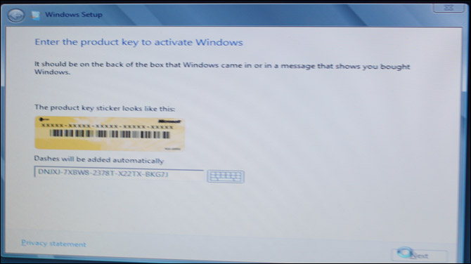 How to enter serial key windows 7 ultimate free