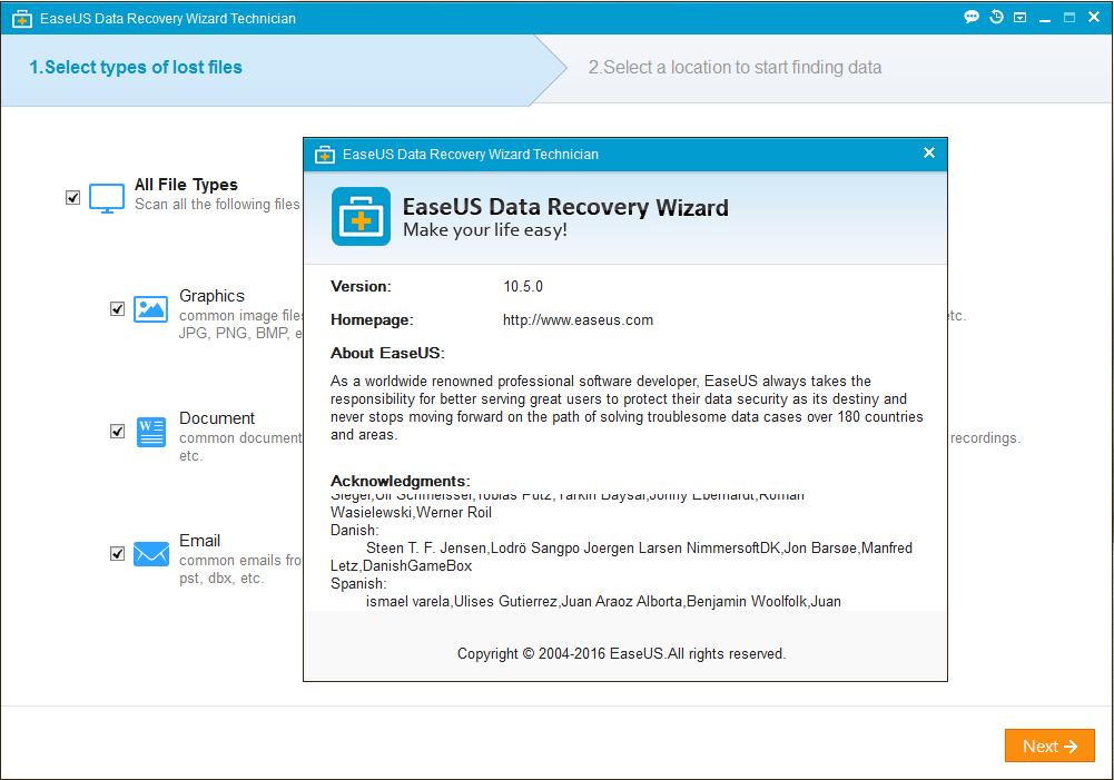 easeus data recovery wizard professional keys
